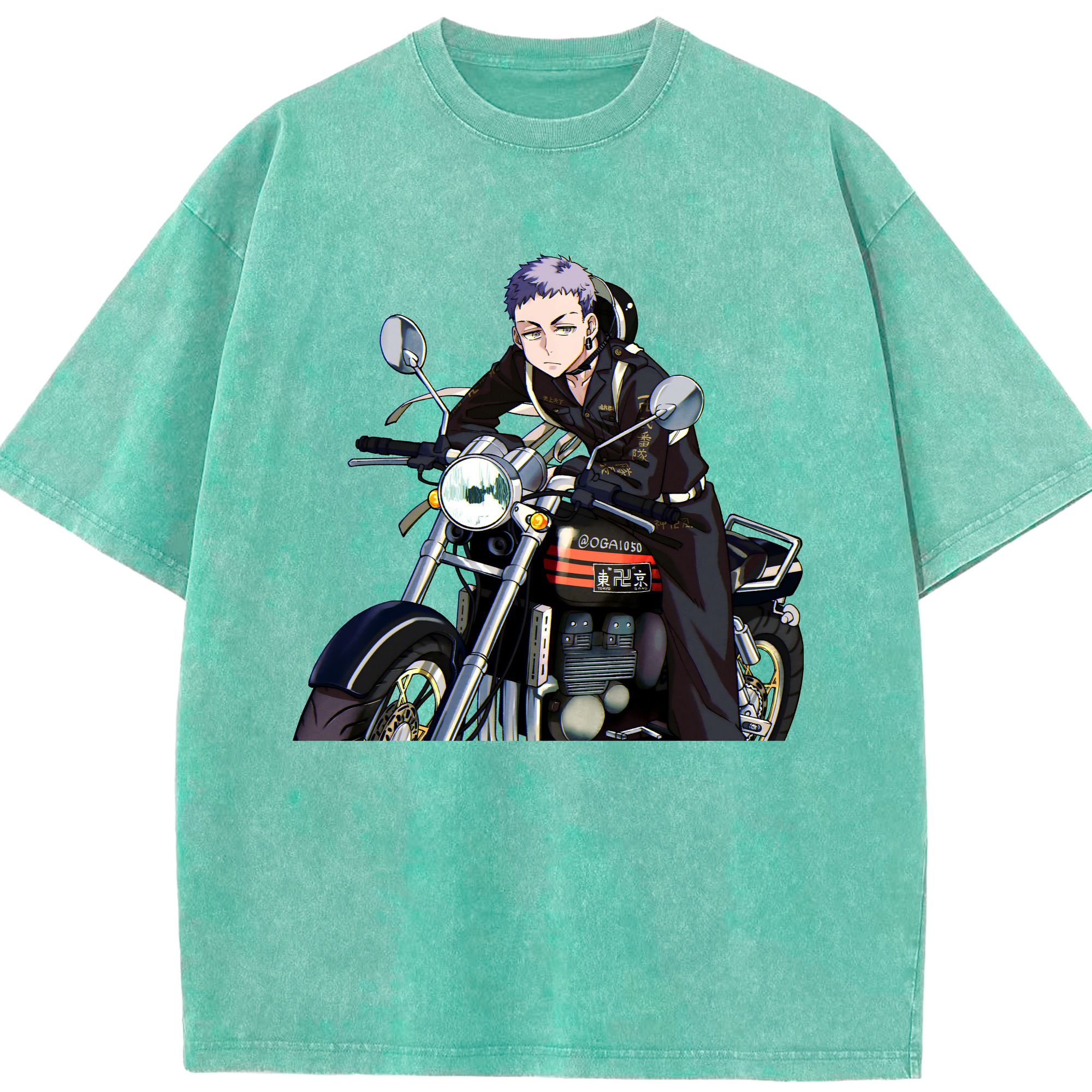 （画像用） 東京リベンジャーズ Tokyo Revengers 綿100% ヴィンテージ風 半袖Tシャツ（フロントプリント）